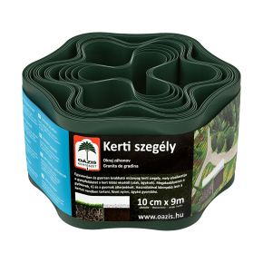 OÁZIS Ágyásszegély sötétzöld 10cm x 9m 