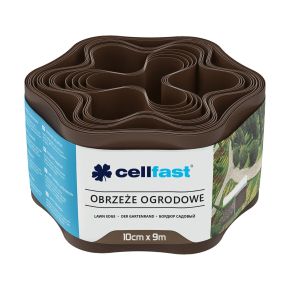 Cellfast Ágyásszegély 10cm x 9m barna
