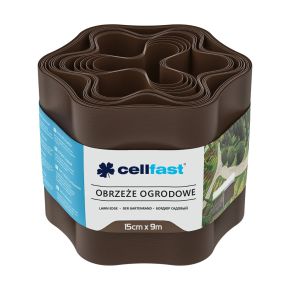 Cellfast Ágyásszegély 15cm x 9m barna