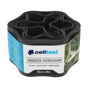 Cellfast Ágyásszegély 10cm x 9m fekete