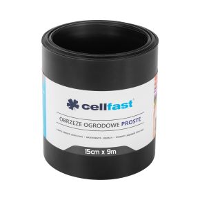 Cellfast Ágyásszegély 15cm x 9m fekete