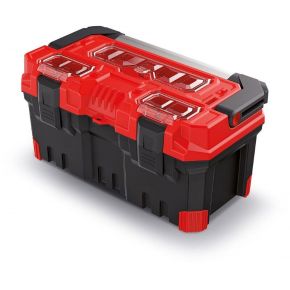 Szerszámosláda TITAN PLUS piros 50x25x30cm