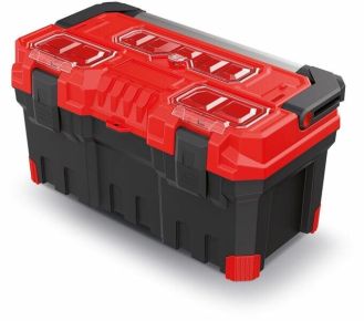 Szerszámosláda TITAN PLUS piros 55x30x30cm